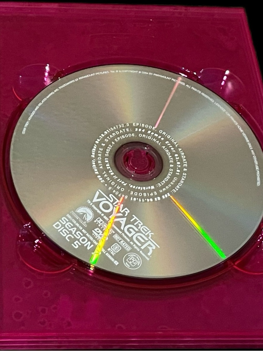 Star Trek Voyager Season 7 Disc 5 Replacement DVD